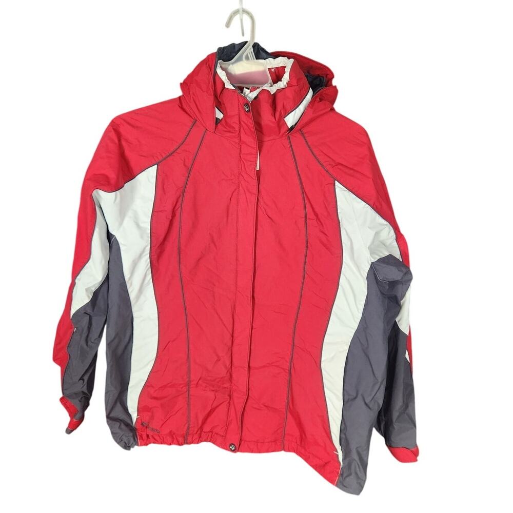 Columbia Hooded Rain Jacket women's XL